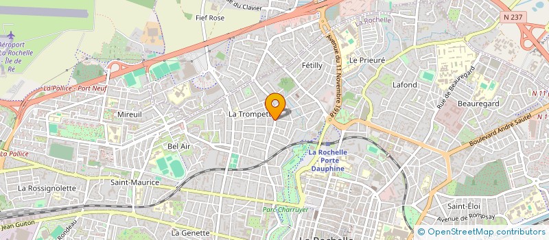 localisation de l'entreprise ABC ILLETRISME à LA ROCHELLE