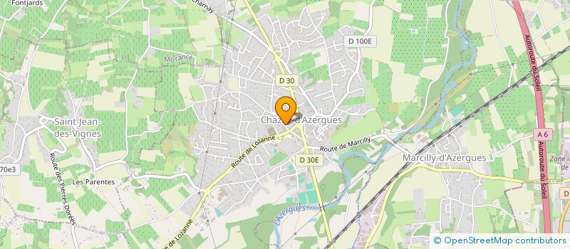 localisation de l'entreprise ABC IMMO  CHAZAY-D'AZERGUES