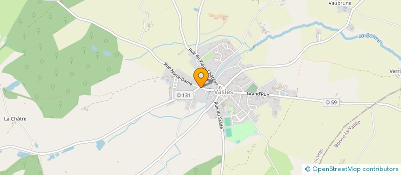 localisation de l'entreprise ABC IMMO  VASLES