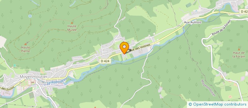 localisation de l'entreprise ABC IMMO  MOYENMOUTIER