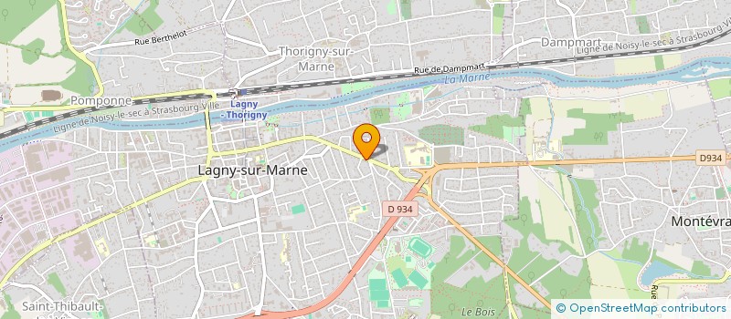 localisation de l'entreprise ABC IMMO77  LAGNY-SUR-MARNE