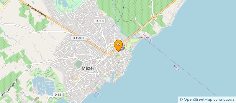 localisation de l'entreprise ABC IMMOBILIER à MEZE