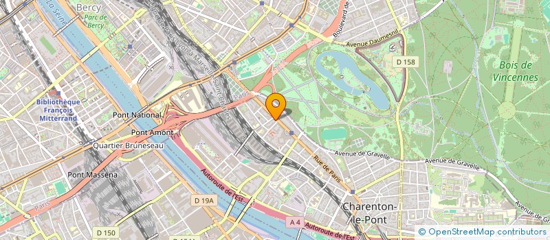 localisation de l'entreprise ABC IMMOBILIER  CHARENTON-LE-PONT