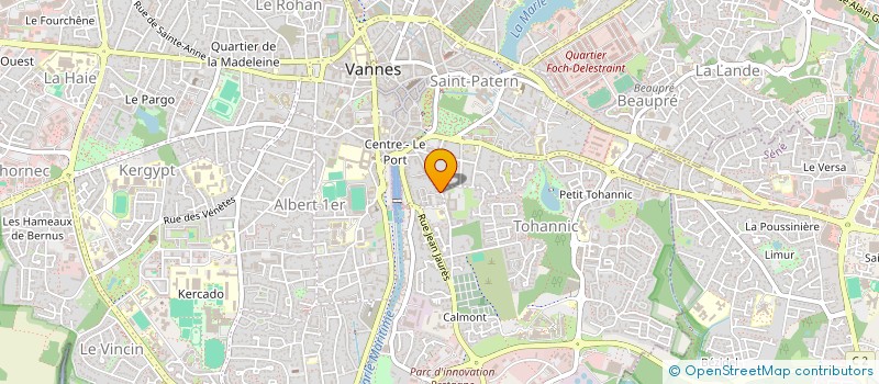 localisation de l'entreprise ABC IMMOCAR à VANNES