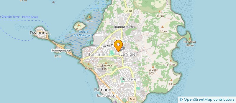 localisation de l'entreprise ABC IMPORT ET EXPORT à DZAOUDZI