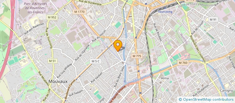 localisation de l'entreprise ABC IMPORT INTER-TRADE à TOURCOING