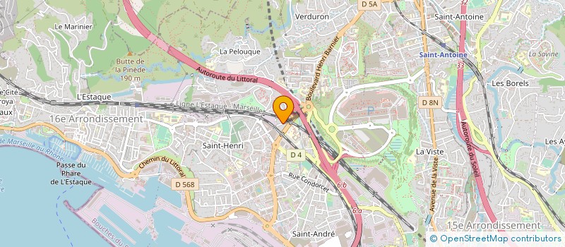 localisation de l'entreprise ABC INDEPENDANTS à MARSEILLE