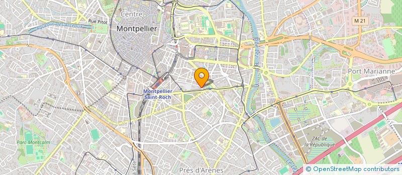 localisation de l'entreprise ABC INFORMATIQUE à MONTPELLIER
