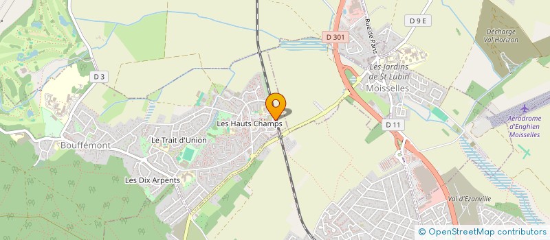 localisation de l'entreprise ABC INFORMATIQUE  BOUFFEMONT