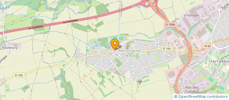 localisation de l'entreprise ABC INVEST  MORSCHWILLER-LE-BAS