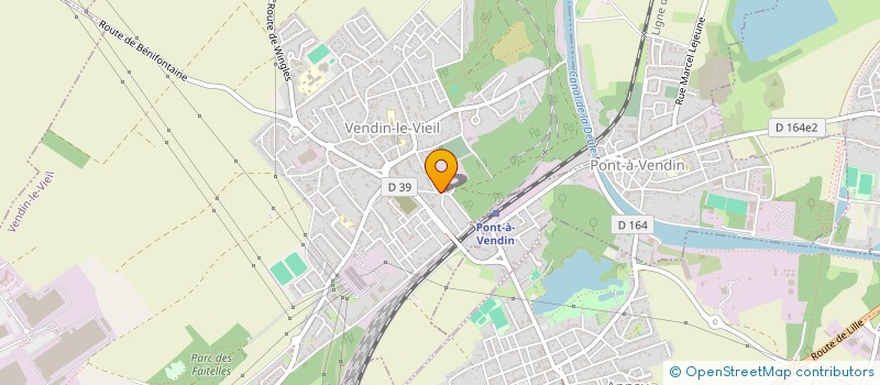 localisation de l'entreprise ABC ISOLATION à VENDIN LE VIEIL