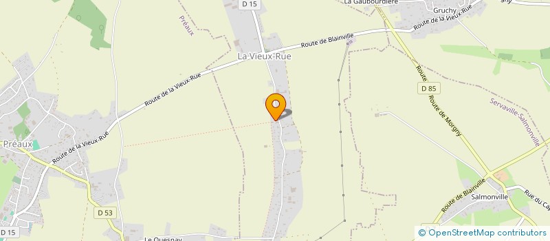 localisation de l'entreprise ABC JARDIN  LA VIEUX-RUE