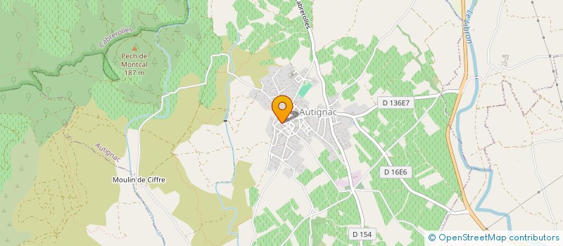 localisation de l'entreprise ABC JEAN  AUTIGNAC