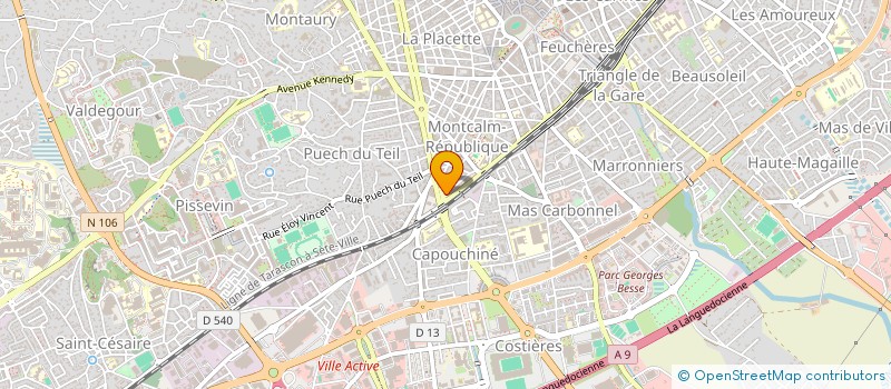 localisation de l'entreprise ABC JEAN JAURES  NIMES