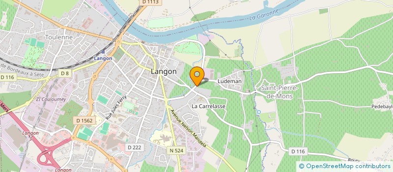 localisation de l'entreprise ABC KARMA INVEST  LANGON