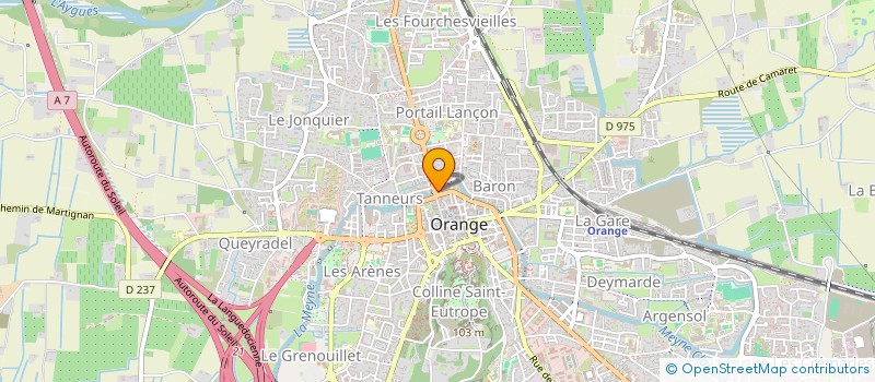 localisation de l'entreprise ABC L IMMOBILIERE DE L ARC à ORANGE