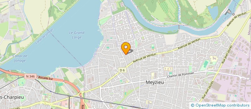 localisation de l'entreprise ABC-LAMARTINE  MEYZIEU