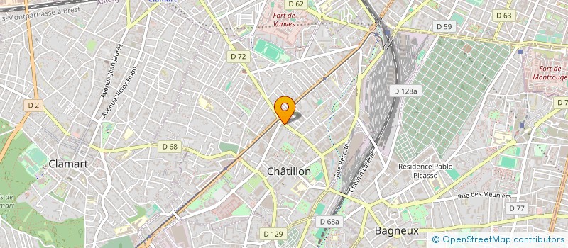 localisation de l'entreprise ABC LE TAUX à CHATILLON