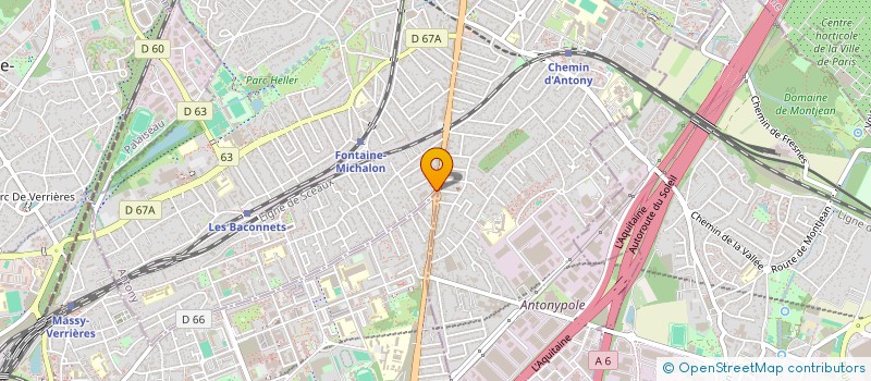 localisation de l'entreprise ABC LEADER TRANSPORTS à ANTONY