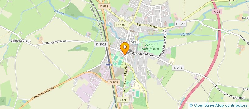 localisation de l'entreprise ABC LIGNES ET STYLES  SEES
