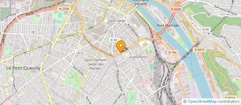 localisation de l'entreprise ABC LITERIE à ROUEN
