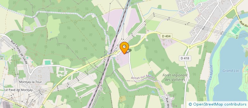 localisation de l'entreprise ABC LOCATION MATERIELS à ANNET-SUR-MARNE