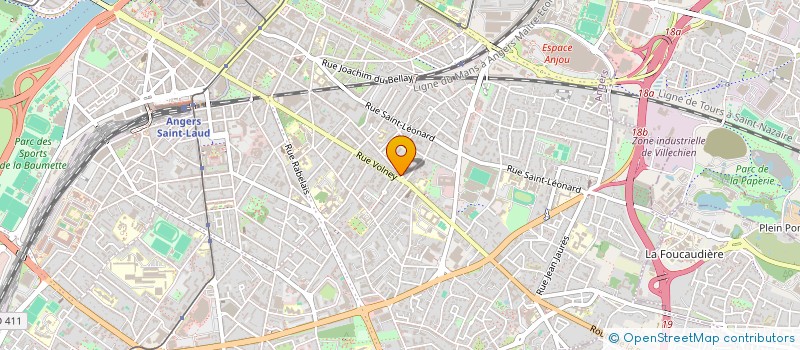 localisation de l'entreprise ABC LOUVIGNY à ANGERS