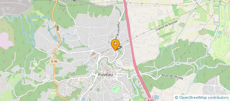 localisation de l'entreprise ABC MACONNERIE  FUVEAU