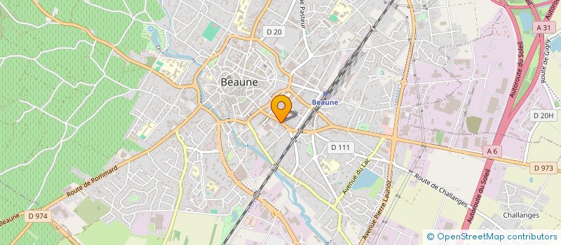 localisation de l'entreprise ABC MADELEINE à BEAUNE