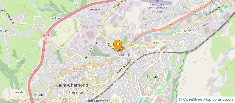 localisation de l'entreprise ABC MARINE SURVEILLANCE à SAINT-CHAMOND