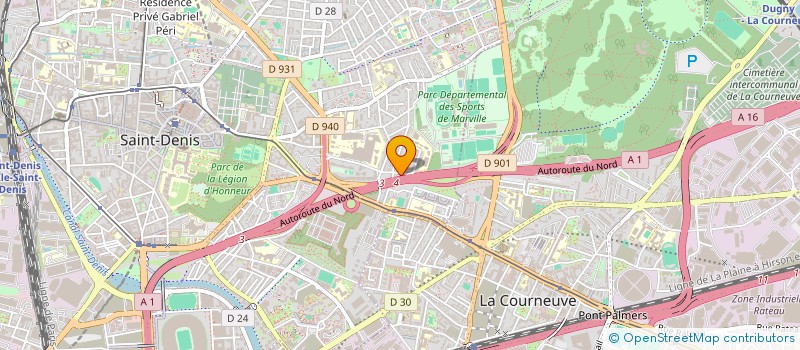 localisation de l'entreprise ABC MECANIQUE  SAINT-DENIS