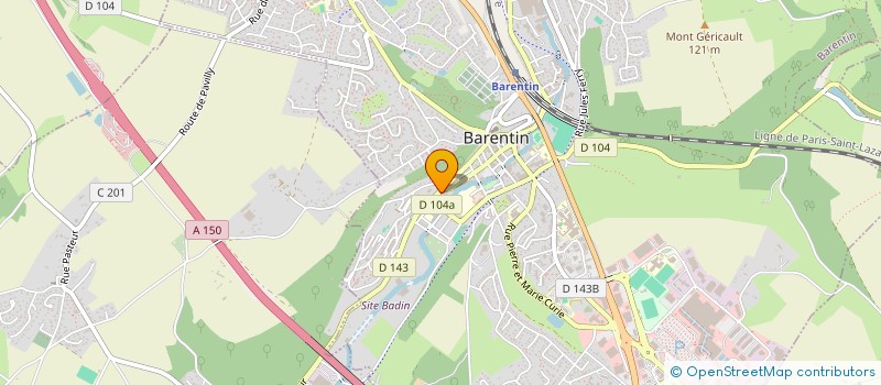 localisation de l'entreprise ABC MEDICAL  BARENTIN