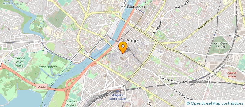 localisation de l'entreprise ABC MEN à ANGERS
