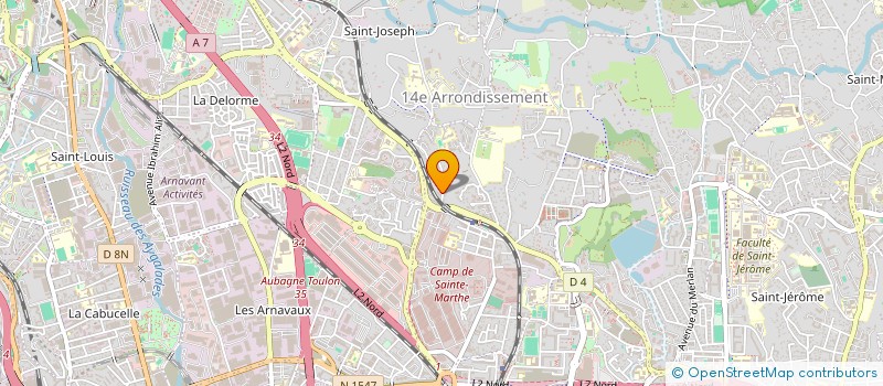 localisation de l'entreprise ABC MEUBLES MASSIFS SARL à MARSEILLE