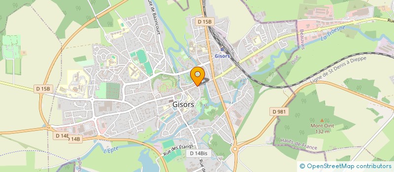 localisation de l'entreprise ABC MIROUFLE TAXIS  GISORS