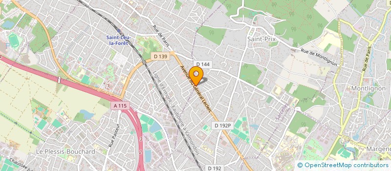 localisation de l'entreprise ABC MOTO DRIVER à SAINT-PRIX