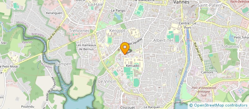 localisation de l'entreprise ABC MULTI-SERVICES à VANNES