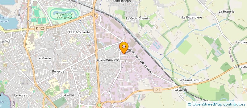 localisation de l'entreprise ABC NET EMERAUDE  SAINT-MALO