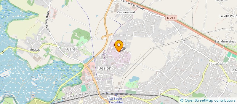 localisation de l'entreprise ABC NETTOYAGE à LA BAULE-ESCOUBLAC