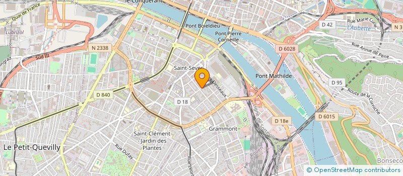 localisation de l'entreprise ABC NORMAND à ROUEN