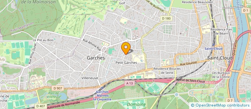 localisation de l'entreprise ABC NOVAPELEC à GARCHES