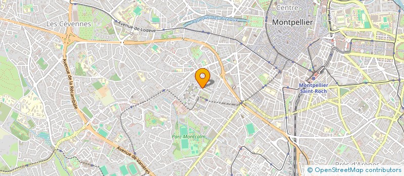 localisation de l'entreprise ABC PARIS SCI à MONTPELLIER