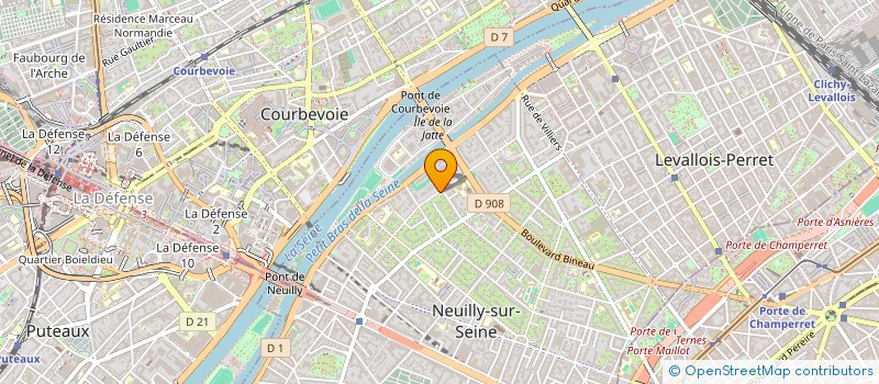 localisation de l'entreprise ABC PARTICIPATIONS à NEUILLY-SUR-SEINE