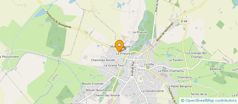 localisation de l'entreprise ABC PAYSAGE à MONTEREAU