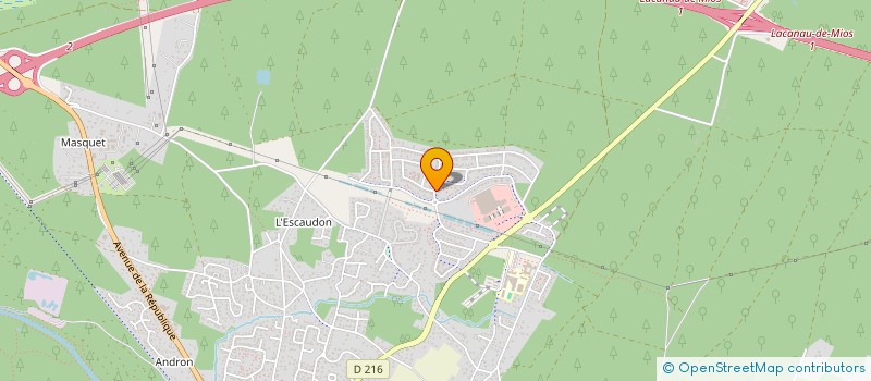 localisation de l'entreprise ABC PAYSAGES 33  MIOS