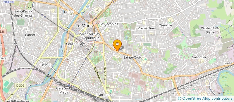 localisation de l'entreprise ABC PEINTURE DECO  LE MANS