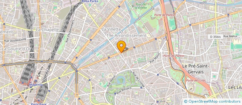 localisation de l'entreprise ABC PI à PARIS