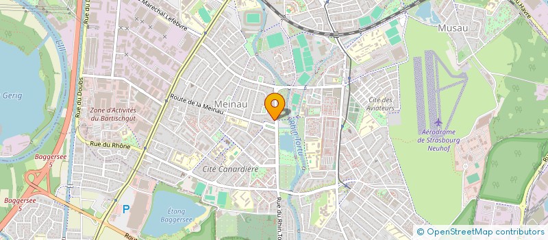 localisation de l'entreprise ABC PLATRERIE à STRASBOURG
