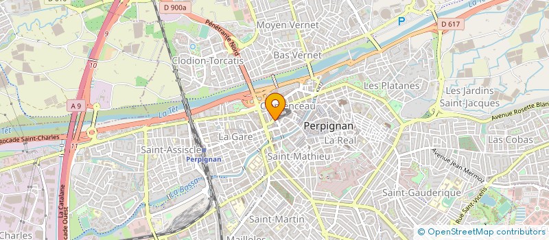 localisation de l'entreprise ABC PROD  PERPIGNAN