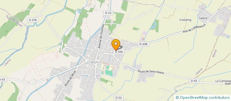 localisation de l'entreprise ABC PROJET 31 à LHERM